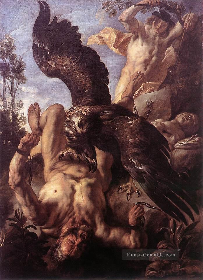 gefesselte Prometheus Flämisch Barock Jacob Jordaens Ölgemälde